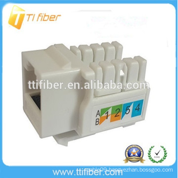 90 Degree Dual IDC Cat6 RJ45 Female Jack